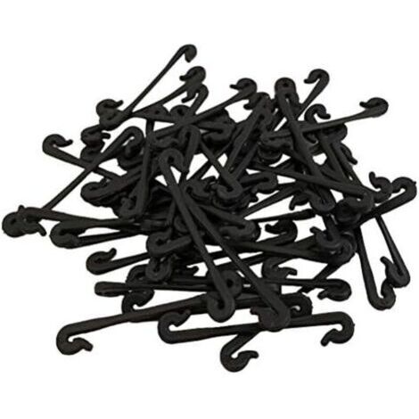 Lot de 50 tuteurs à vigne de 6 cm, tuteurs fixes pour vigne, attaches pour plantes de jardin, liens pour vignes et raisins