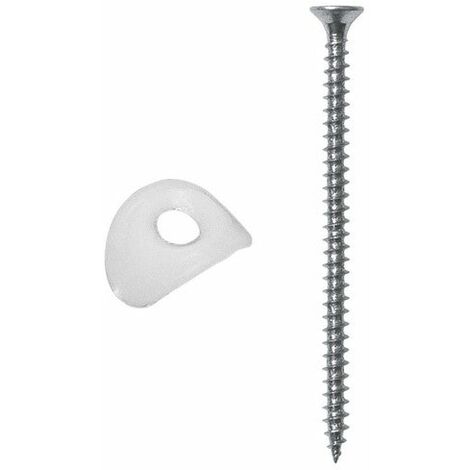 Lot De 50 Vis Et Plaquettes, L.30 Mm Métal Bol-Fixations