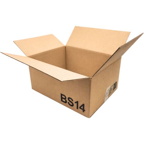 Lot de 500 Caisse carton américaine double cannelure palettisable – Norme automobile type A14 – 40 x 30 x 15 cm