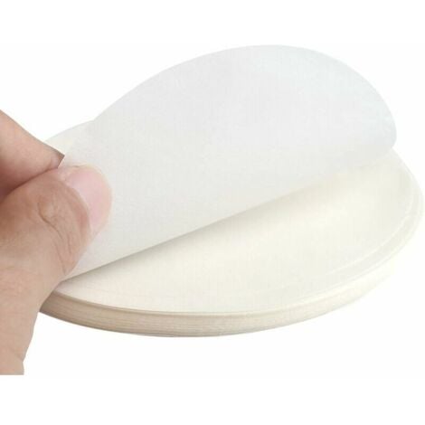 ROSEMARY Lot de 500 papiers antiadhésifs pour Presse à Hamburger Burger Steak Haché，Ustensile de barbecue - 11,5 cm de Diamètre