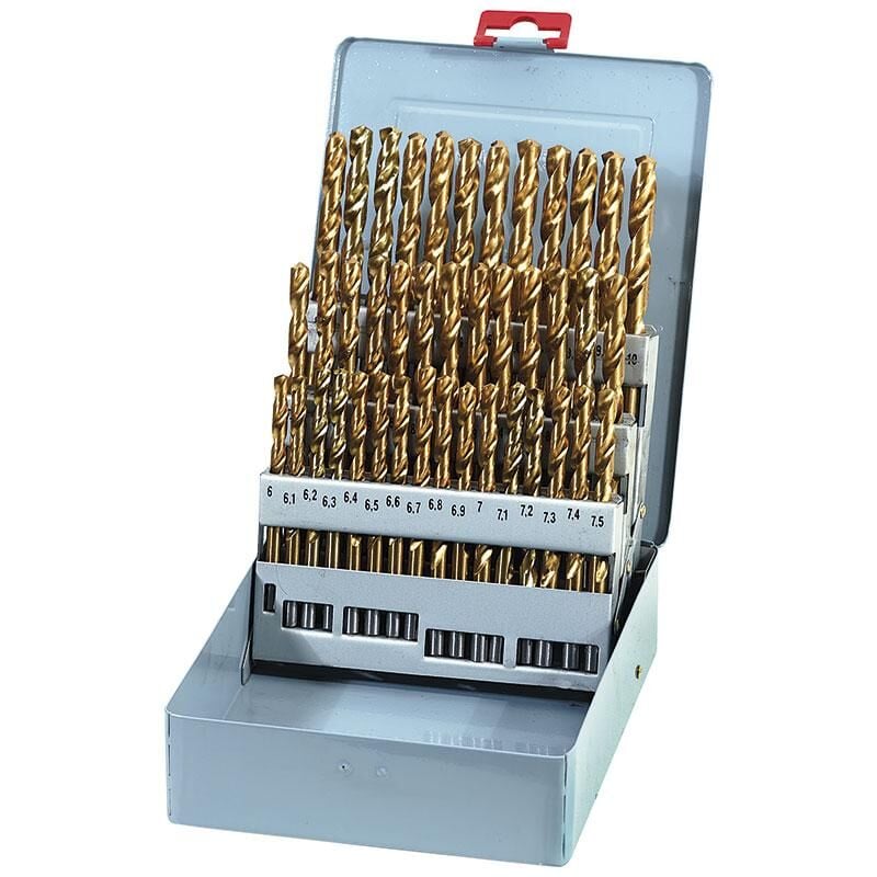 Fervi - Lot de 51 embouts revetus de titane pour metal