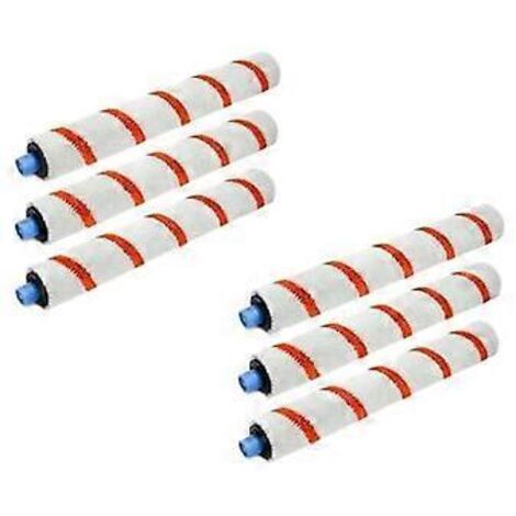 Lot de 6 accessoires pour aspirateur robot. Brosse rotative principale pour aspirateur robot laveur W400 W450.