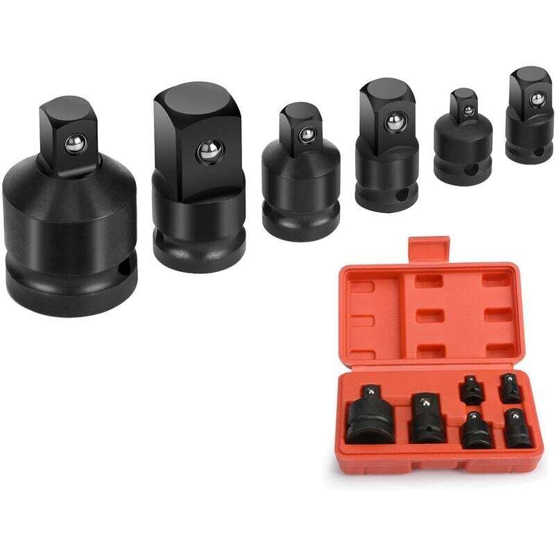 Famille - gabrielle Lot de 6 adaptateurs pour clé à douille réducteurs pour convertisseur de douilles 1/4, 3/8, 1/2, 3/4