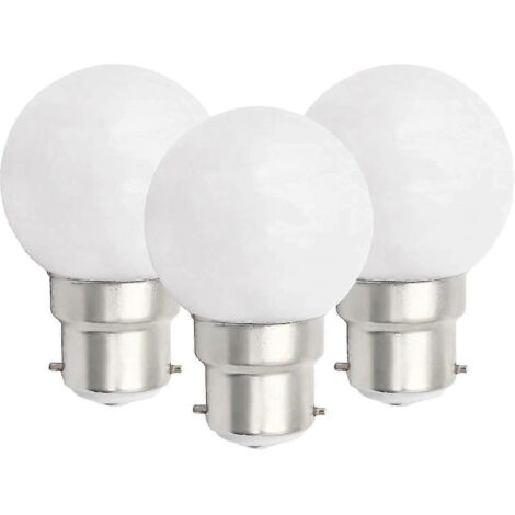 Lot de 6 ampoules LED B22 3W, forme sphérique, culot à baïonnette, petit globe, à incandescence, dimmables, référence s202412247689-Good-AquaForge
