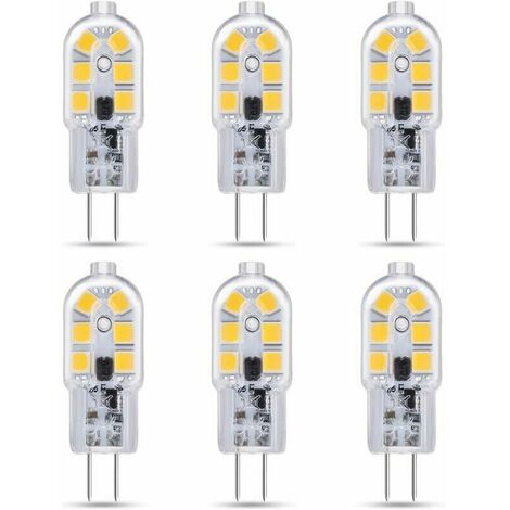 CCYKXA Lot de 10 ampoules LED G4 blanc froid à intensité variable,  équivalent 2 W à