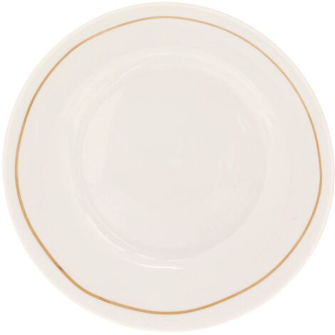Lot de 6 Assiette creuse Selena blanc D20,2xH4,5cm - Atmosphera créateur d'intérieur