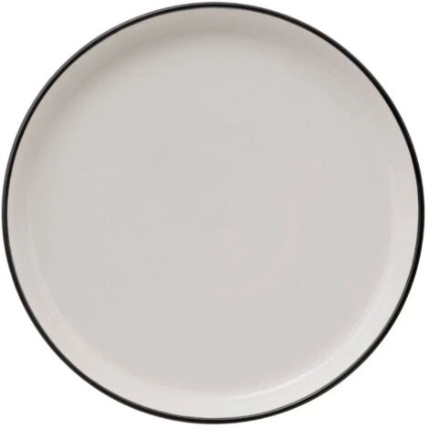 Lot de 6 Assiettes à Dessert "Alix" 20cm Blanc