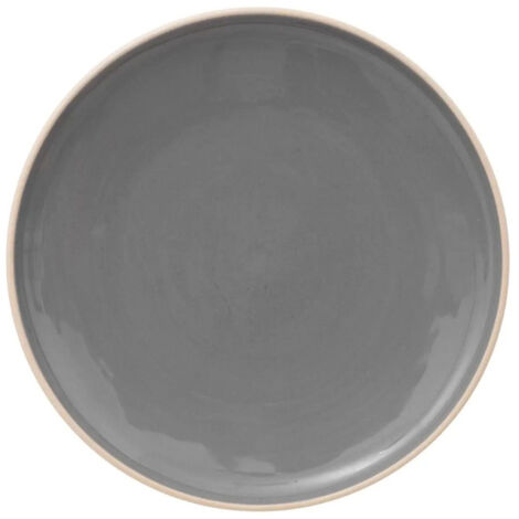 Lot de 6 Assiettes à Dessert "Asma" 19cm Gris
