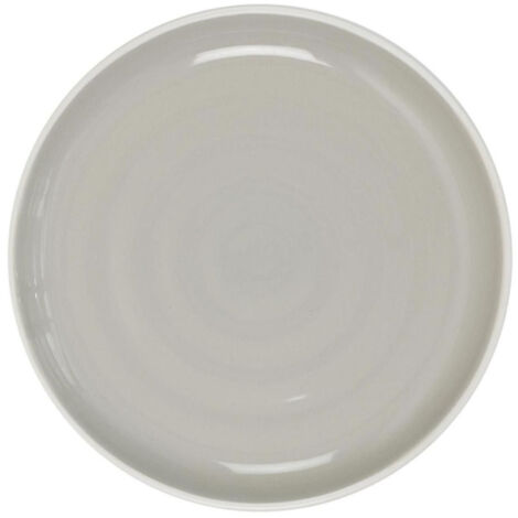 Lot de 6 Assiettes à Dessert "Bicolore Mania" 20cm Gris