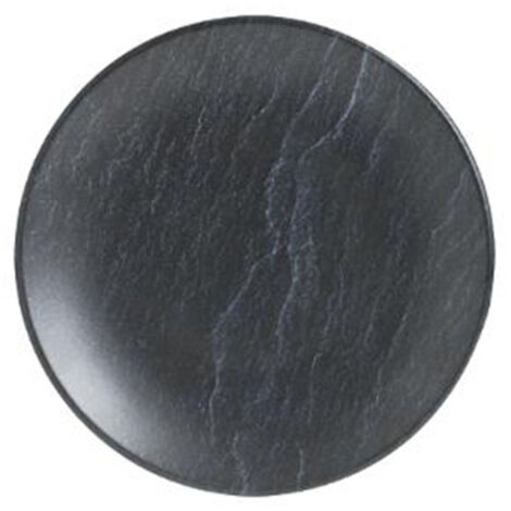 Lot de 6 Assiettes à Dessert "Cadence" 20cm Noir
