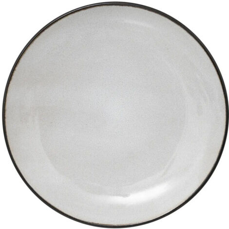 Lot de 6 Assiettes à Dessert "Diane" 21cm Beige