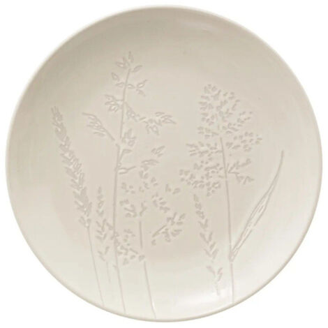 Lot de 6 Assiettes à Dessert "Elsa" 19cm Blanc