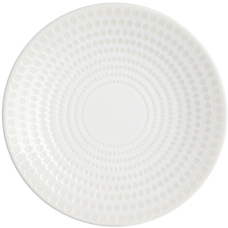 Lot de 6 Assiettes à Dessert "Galaxie" 20,5cm Blanc