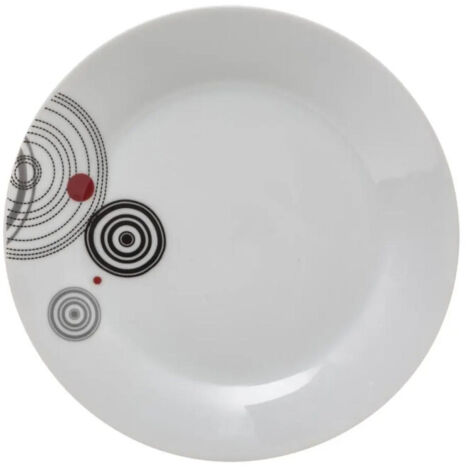 Lot de 6 Assiettes à Dessert "Instant" 19cm Blanc