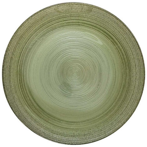 Lot de 6 Assiettes à Dessert "Jem" 21cm Vert