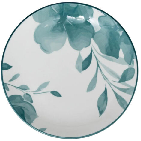 Lot de 6 Assiettes à Dessert "Lily" 19cm Blanc