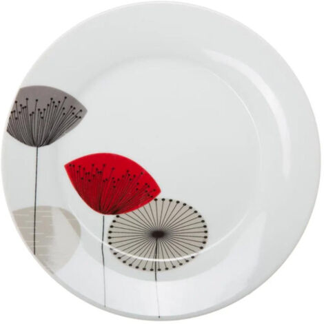 Lot de 6 Assiettes à Dessert "Osara" 20cm Blanc