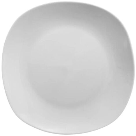 Lot de 6 Assiettes à Dessert "Plaza" 20cm Blanc