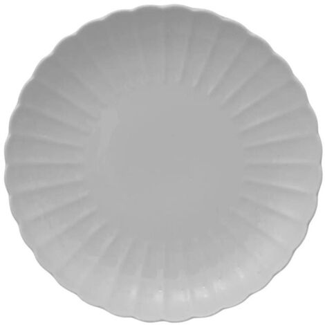 Lot de 6 Assiettes à Dessert "Romy" 20cm Blanc