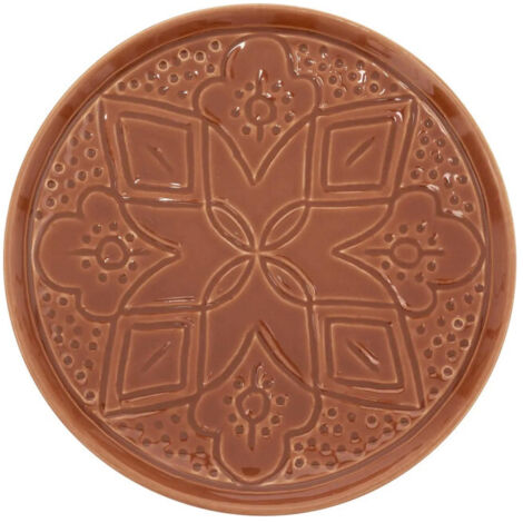 Lot de 6 Assiettes à Dessert "Sienna" 20cm Terracotta