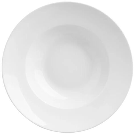 Lot de 6 Assiettes à Pâtes 27cm Blanc