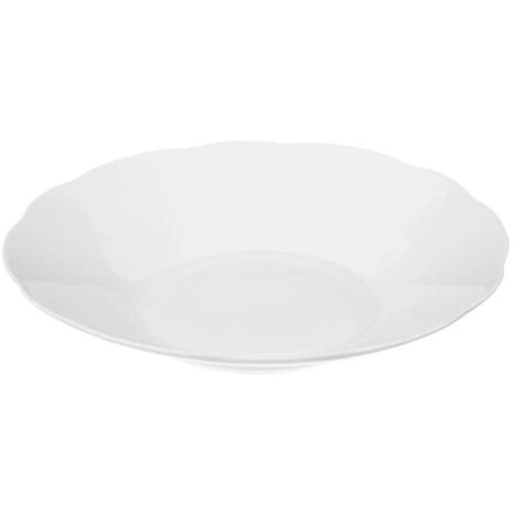 Lot de 6 Assiettes Creuses "Alma" 22cm Blanc