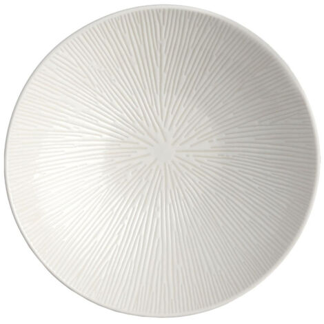 Lot de 6 Assiettes Creuses "Atelier" 19cm Crème
