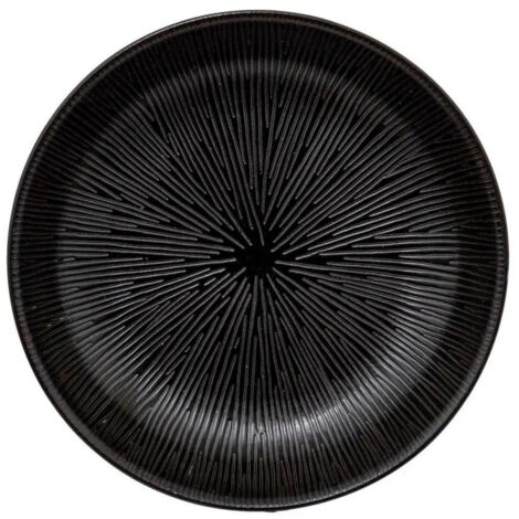 Lot de 6 Assiettes Creuses "Atelier" 19cm Noir