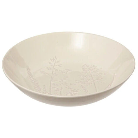 Lot de 6 Assiettes Creuses "Elsa" 20cm Blanc