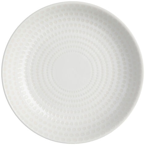 Lot de 6 Assiettes Creuses "Galaxie" 20cm Blanc
