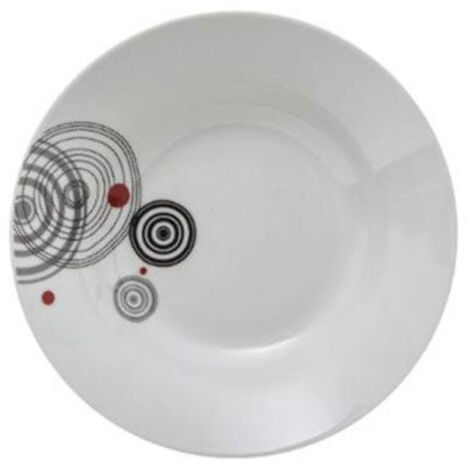 Lot de 6 Assiettes Creuses "Instant" 22cm Blanc