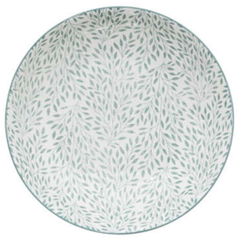 Lot de 6 Assiettes Creuses "Jasmin" 20cm Bleu