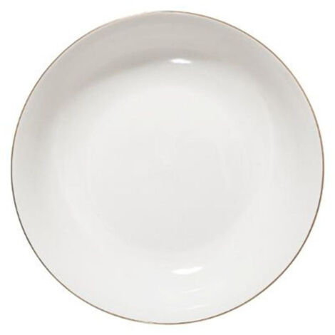 Lot de 6 Assiettes Creuses "Petit Salon" 20cm Blanc