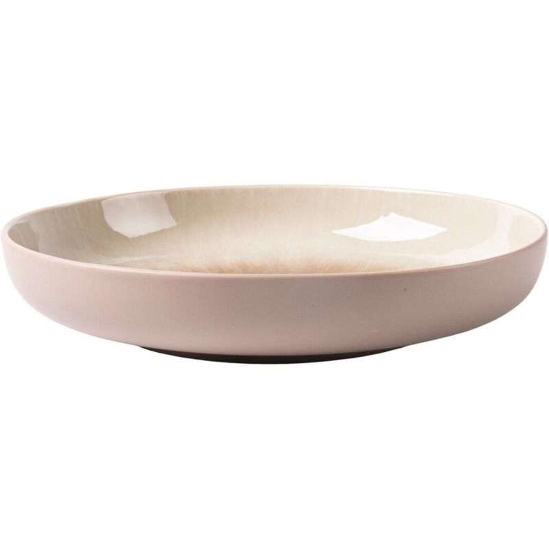 LAGUIOLE CUISSON - Lot de 6 assiettes creuses taupe - "Iris"