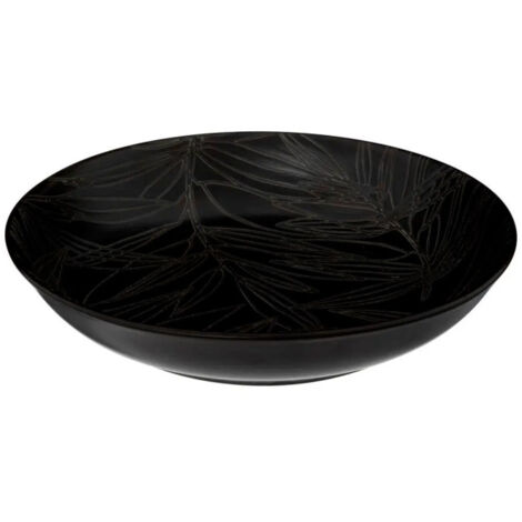 Lot de 6 Assiettes Creuses "Vegy" 19cm Noir
