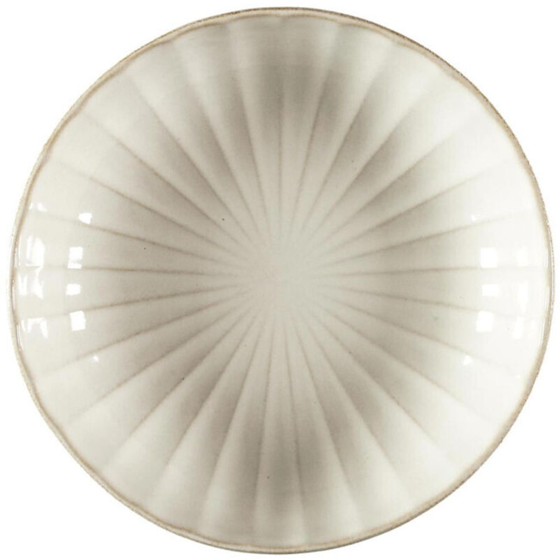 Lot de 6 Assiettes Creuses 'Vlora' 25cm Beige