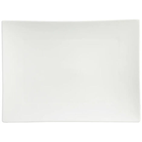 Lot de 6 Assiettes de Présentation "Tokyo" 32cm Blanc