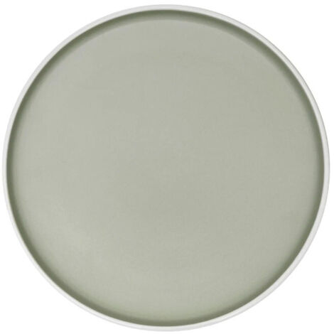 Lot de 6 Assiettes Plates "Alix" 26cm Vert Olive