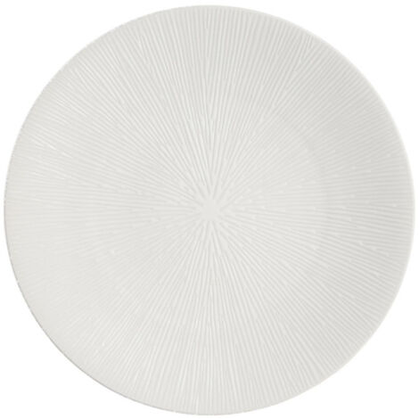 Lot de 6 Assiettes Plates "Atelier" 27cm Crème