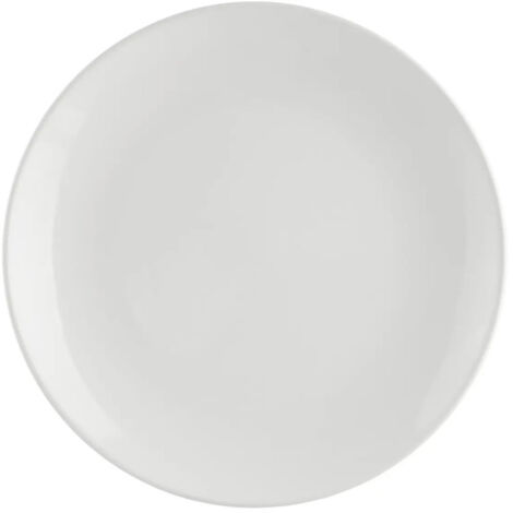 Lot de 6 Assiettes Plates "Colorama" 26cm Blanc