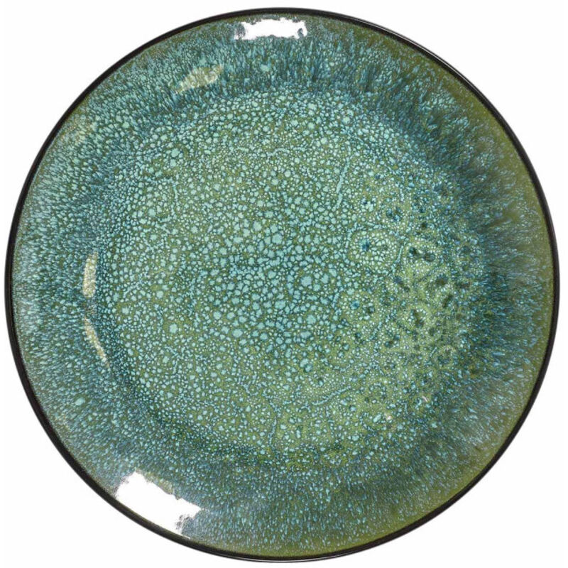 Lot de 6 Assiettes Plates 'Elia' 27cm Vert