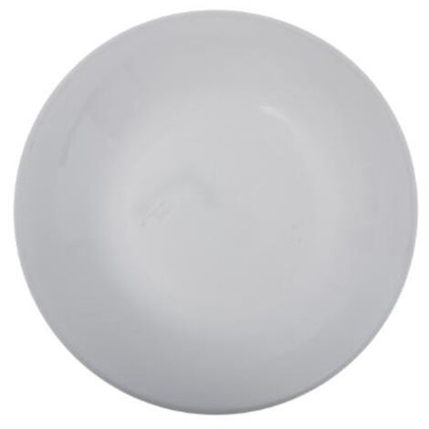 Lot de 6 Assiettes Plates "Jeanne" 27cm Blanc