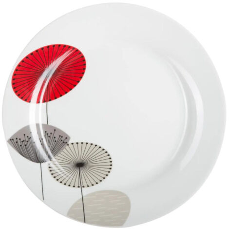 Lot de 6 Assiettes Plates "Osara" 27cm Blanc