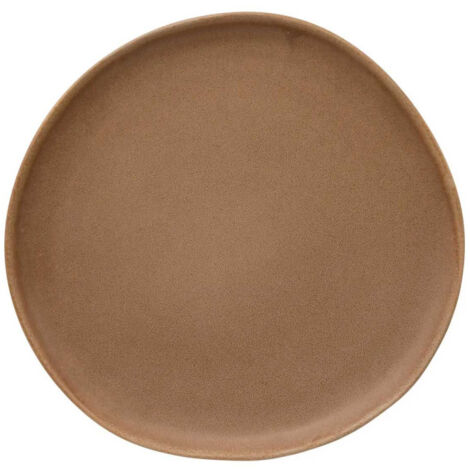 Lot de 6 Assiettes Plates "Spring Water" 27cm Café