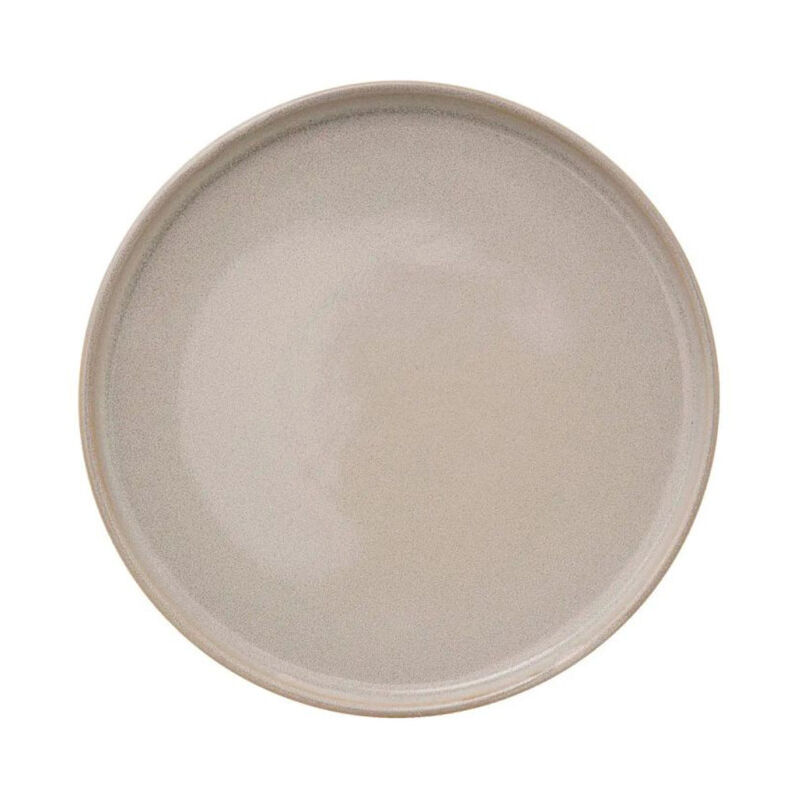 Secret De Gourmet - Lot de 6 Assiettes Plates 'Terre Inconnue' 27cm Beige