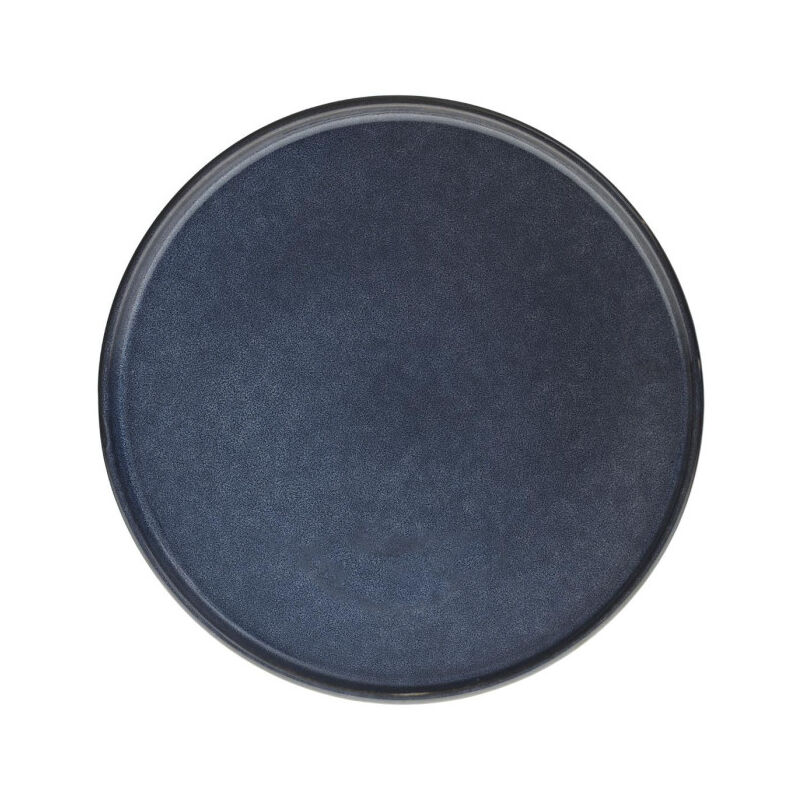 Secret De Gourmet - Lot de 6 Assiettes Plates 'Terre Inconnue' 27cm Bleu