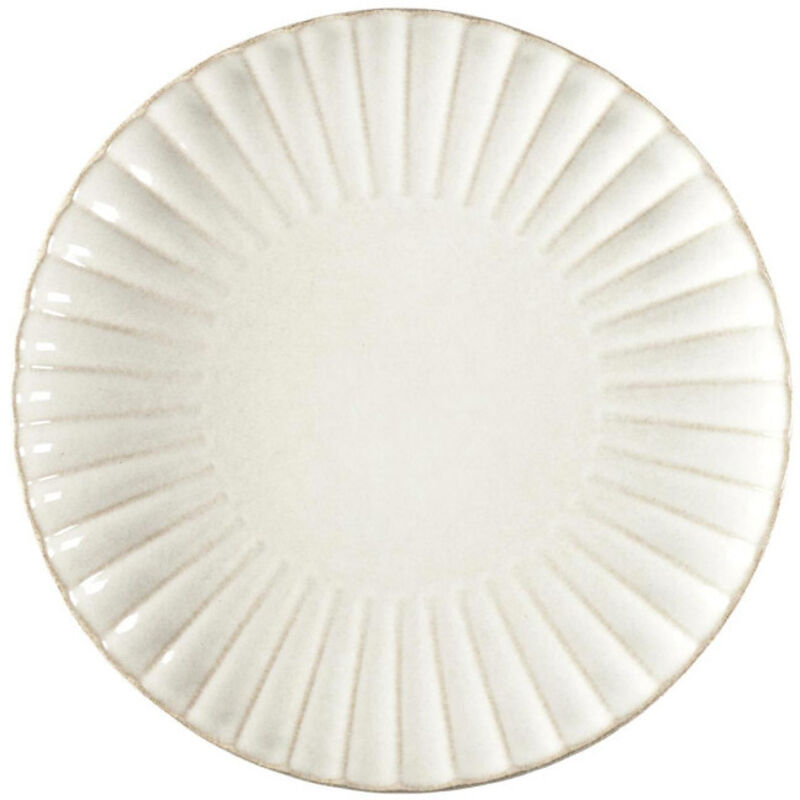 Lot de 6 Assiettes Plates 'Vlora' 27cm Beige