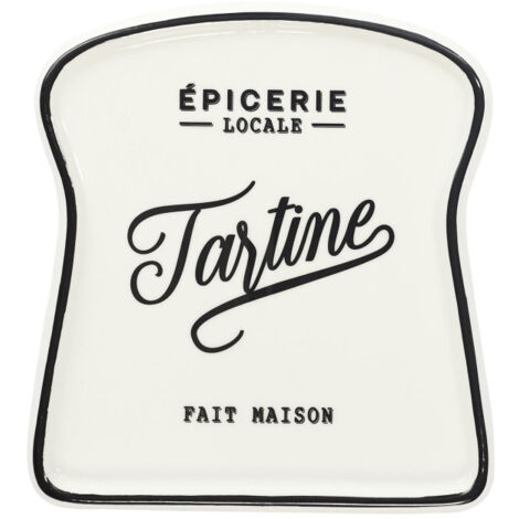 Lot de 6 Assiettes pour Toast "Brooklyn" 17cm Blanc