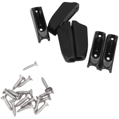 Lot de 6 bloque-cordons pour canoë-kayak, commande de gouvernail, en nylon autobloquant, tendeur de corde, ancre.