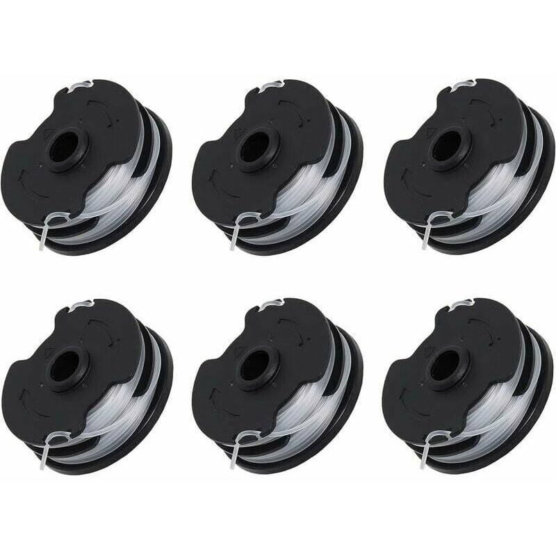 Lot de 6 Bobines de Rechange pour Débroussailleuse Sans Fil Parkside prta 20-Li C3 IAN351753.